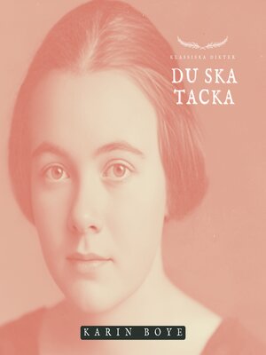 cover image of Du ska tacka